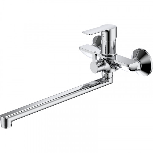 Смеситель для ванны Splenka S06.22 универсальный Хром латунь на стену