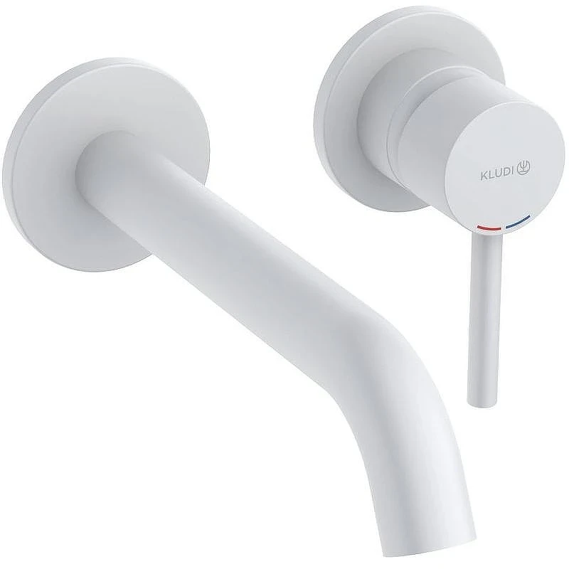 Смеситель для раковины Kludi Bozz 382455376S Белый матовый