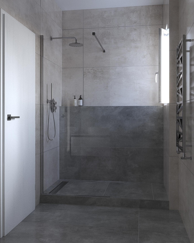 Душевой лоток PlastBrno Design 2 85 SZH2850 с решеткой цвет Хром