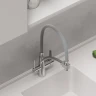 Смеситель для кухни Sancos Eri SC4001CH Хром Серый латунь