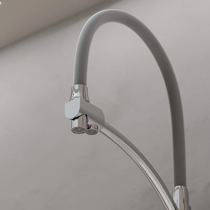 Смеситель для кухни Sancos Eri SC4001CH Хром Серый латунь