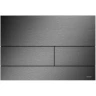 Клавиша смыва Tece Square II 9240846 (9240836) для унитаза PVD Brushed Black Chrome