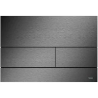 Клавиша смыва Tece Square II 9240846 (9240836) для унитаза PVD Brushed Black Chrome