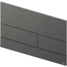 Клавиша смыва Tece Square II 9240846 (9240836) для унитаза PVD Brushed Black Chrome
