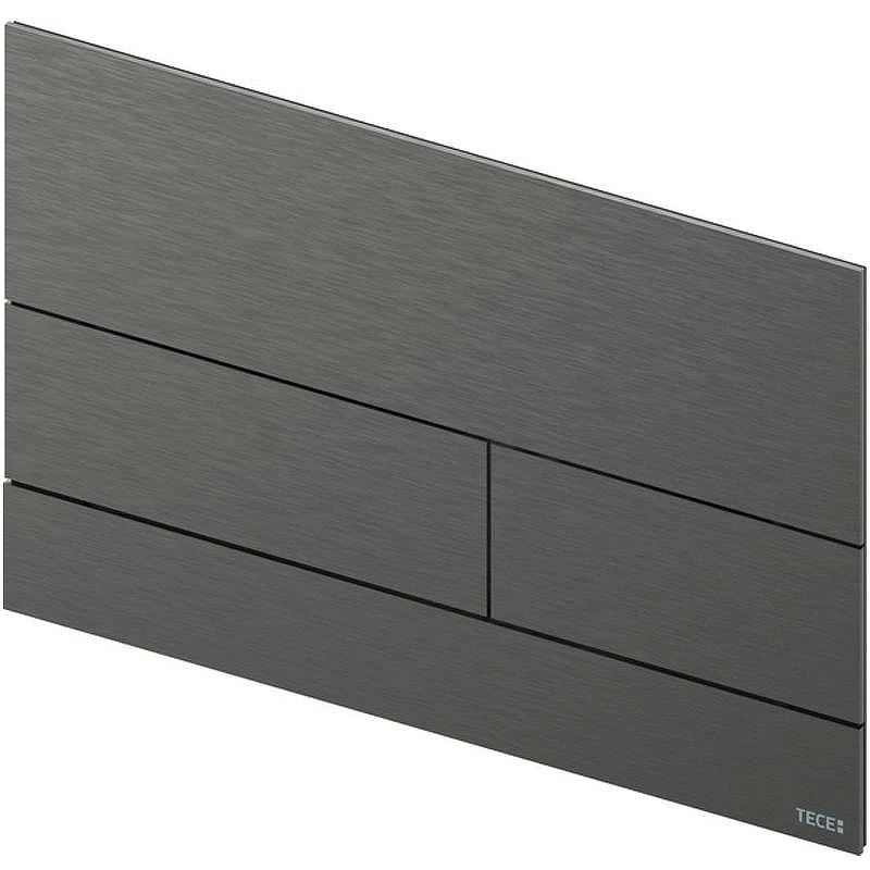 Клавиша смыва Tece Square II 9240846 (9240836) для унитаза PVD Brushed Black Chrome