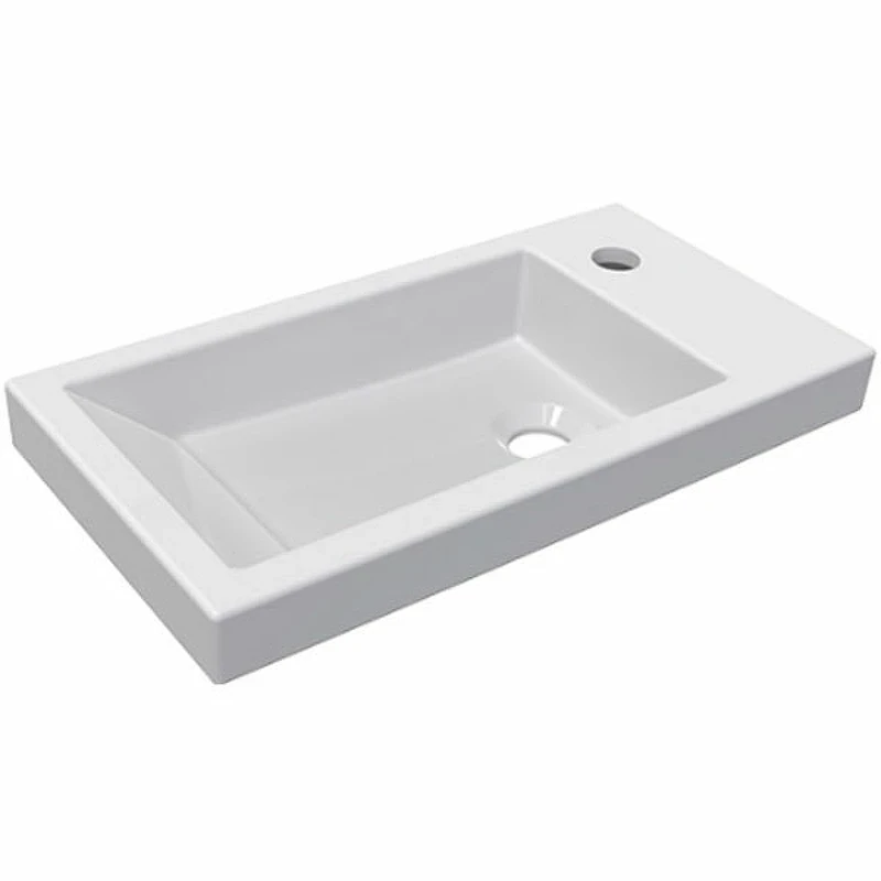 Раковина Bien Infinitum 50 INLK05001FD1W5000 Белая фарфор полувстраиваемая