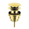 Донный клапан Remer 905CCR114GP click-clack цвет Золото глянцевое