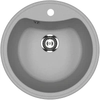 Кухонная мойка Ulgran Classic U-601-342 Графит искусственный камень (литьевой мрамор) встраиваемый
