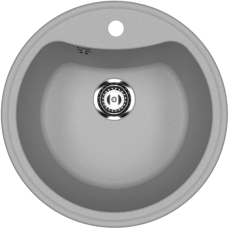 Кухонная мойка Ulgran Classic U-601-342 Графит искусственный камень (литьевой мрамор) встраиваемый