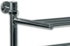 Водяной полотенцесушитель Ника Classic ЛП/ВП 80x60 с полкой Хром нержавеющая сталь