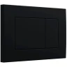 Комплект унитаза Ceramicanova Vogue CN4008T с инсталляцией Berges Atom 410 040332 с сиденьем Микролифт и Черной матовой клавишей смыва фарфор подвесной