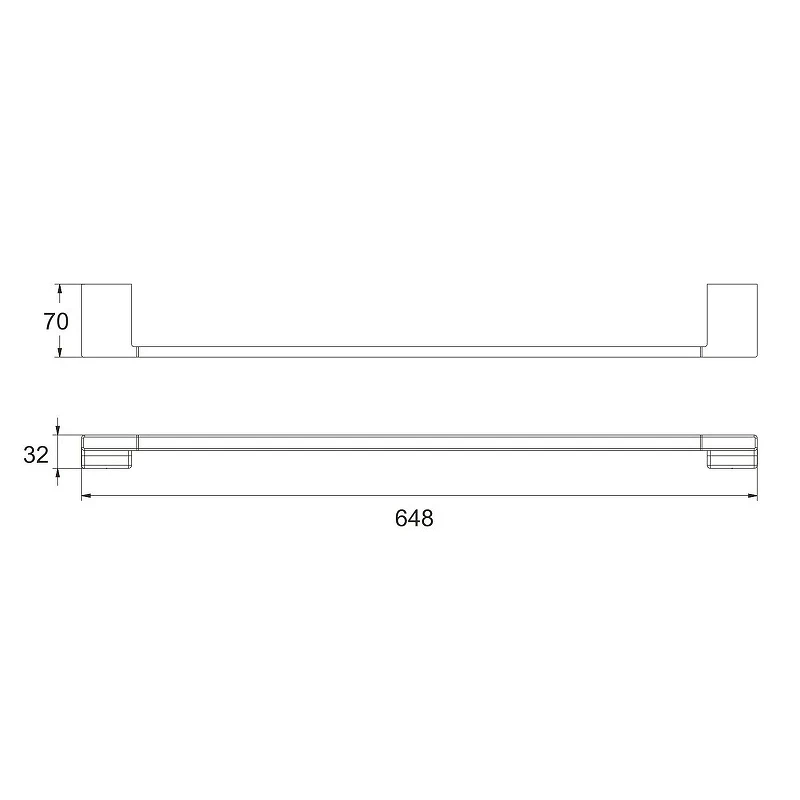 Полотенцедержатель Rose RG18T RG1817T цвет Пепельный