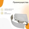 Акриловая ванна Radomir Данте 130х130 1-01-2-0-1-362К цвет Белый со слив-переливом Хром