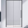 Душевая дверь Vincea Slim-N 110 VDS-4SN110CLB профиль Черный стекло прозрачное