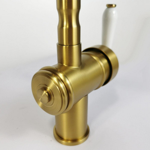 Смеситель для кухни Seaman Barcelone SSL-5077-GS цвет Золото сатин