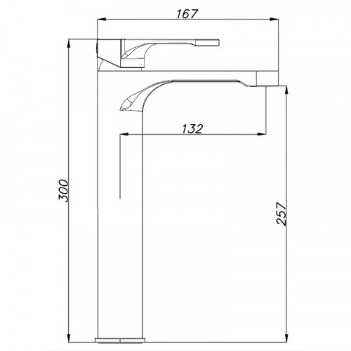 Смеситель для раковины Azario Viano AZ-15834551 Хром латунь