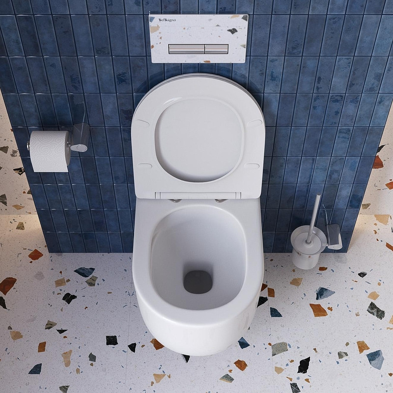 Унитаз BelBagno Soft BB084CH-TOR/SC подвесной цвет Белый с сиденьем Микролифт