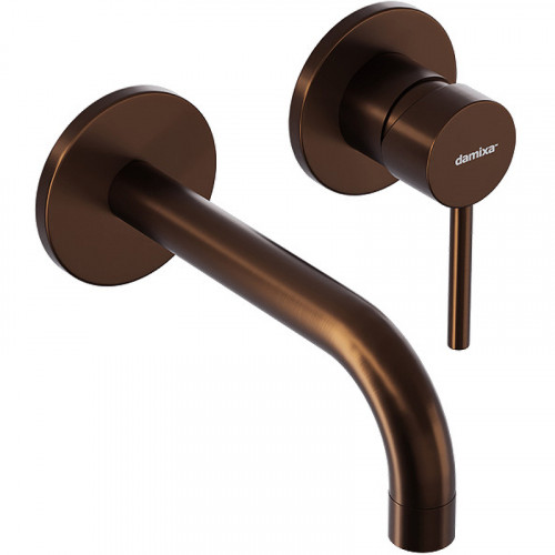 Смеситель для раковины Damixa Scandinavian Pure 360260500 Розовое золото латунь встраиваемый