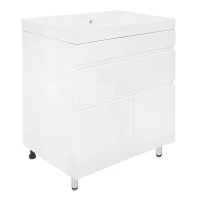 Тумба с раковиной Azario Эстима 80 CS00094636 цвет Белый