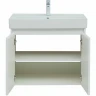 Тумба с раковиной Aquanet Nova Lite 75 302526 подвесная Белый глянец МДФ / ЛДСП
