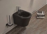 Биде CeramaLux 5330MB подвесное Черное матовое