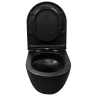 Унитаз Azario Grado AZ-0046-UQ3-MB подвесной цвет Черный матовый с сиденьем Микролифт