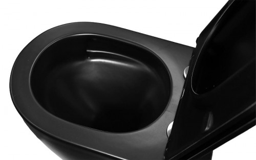 Унитаз Azario Grado AZ-0046-UQ3-MB подвесной цвет Черный матовый с сиденьем Микролифт