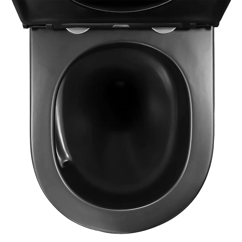 Унитаз Azario Grado AZ-0046-UQ3-MB подвесной цвет Черный матовый с сиденьем Микролифт