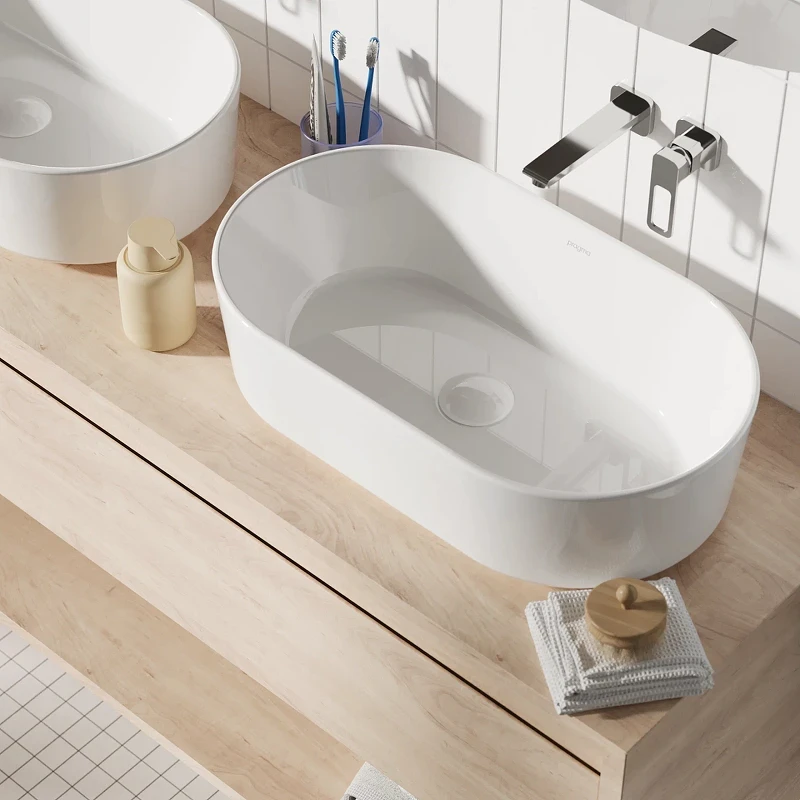 Мини-раковина Pragma Olako 53 901855.OLK1.GWRX.005-2 цвет Белый глянцевый