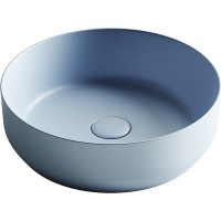 Раковина-чаша Ceramicanova Element 39 CN6022ML Голубая матовая фарфор накладная