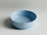Раковина-чаша Ceramicanova Element 39 CN6022ML Голубая матовая фарфор накладная