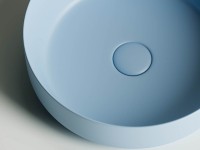 Раковина-чаша Ceramicanova Element 39 CN6022ML Голубая матовая фарфор накладная
