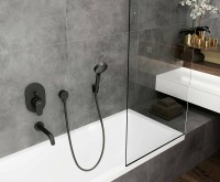 Смеситель для душа Hansgrohe Vernis Blend 71449670 Черный матовый латунь встраиваемый