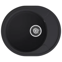 Кухонная мойка GranFest Urban 857L черный цвет Черный