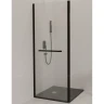 Душевая стенка RGW Z-060-2B 80 352206208-14 профиль Черный стекло прозрачное