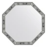 Зеркало Evoform Octagon 64х64 BY 7429 в багетной раме - Состаренное дерево 50