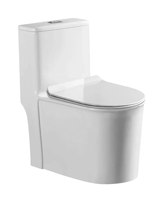 Унитаз моноблок Stella Polar Куэнка KN6831000 SP-00001878 цвет Белый с бачком и сиденьем Микролифт