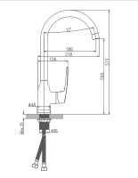 Смеситель для кухни Haiba HB70183 Хром