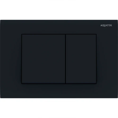Комплект унитаза с инсталляцией Aquatek Set Aquatek Лира-012 4в1 с сиденьем Микролифт и Черной матовой клавишей смыва фарфор подвесной