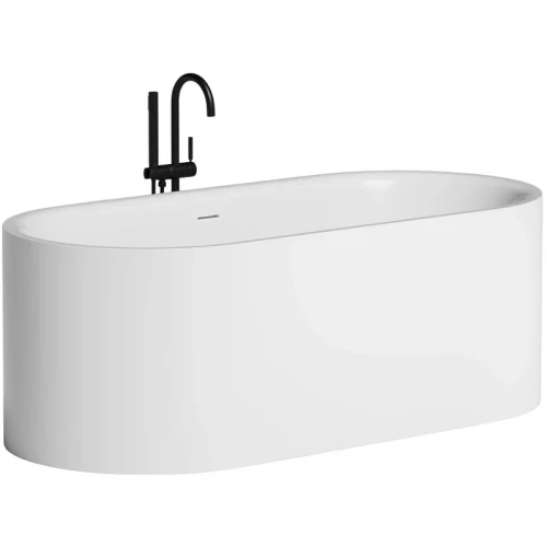 Ванна из искусственного камня Salini Perla 170х80 1049201M Белая матовая