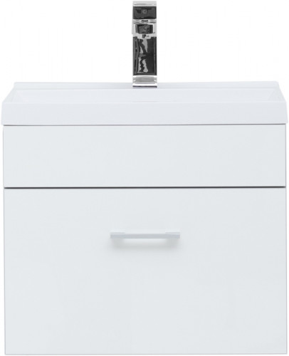 Тумба под раковину Aquanet Верона 50 207765 подвесная Белая МДФ / ЛДСП