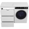 Тумба с раковиной Brevita Grafit 120 L УТ000014841 Белая матовая МДФ / ЛДСП