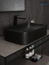 Раковина-чаша Gid Geometrico 60 Bm9599 53366 цвет Черный матовый