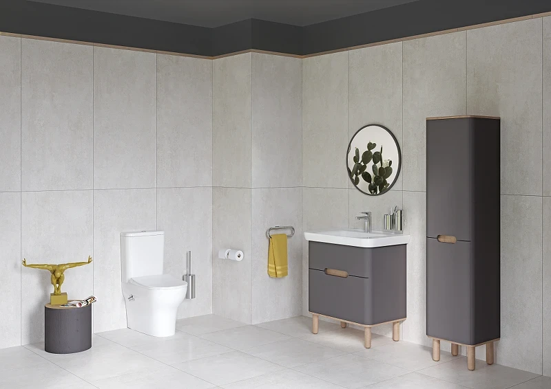 Унитаз биде Vitra Zentrum 9012B003-7226 с бачком и сиденьем Микролифт фарфор напольный