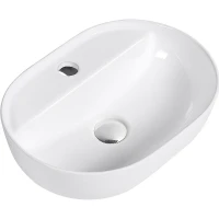 Раковина beWash Lusso 43 BK4330CT041 Белый глянец фарфор накладная
