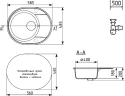 Кухонная мойка Domaci Солерно 58 DN 585-06 цвет Трюфель
