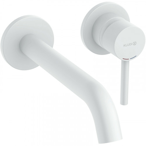 Смеситель для раковины Kludi Bozz 382455376 Белый матовый