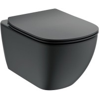 Унитаз Ideal Standard Tesi AquaBlade T0079V3 подвесной Черный матовый без сиденья фарфор подвесной