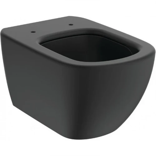 Унитаз Ideal Standard Tesi AquaBlade T0079V3 подвесной Черный матовый без сиденья фарфор подвесной