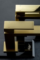 Смеситель для раковины Boheme Qubic 471-BR Бронза латунь